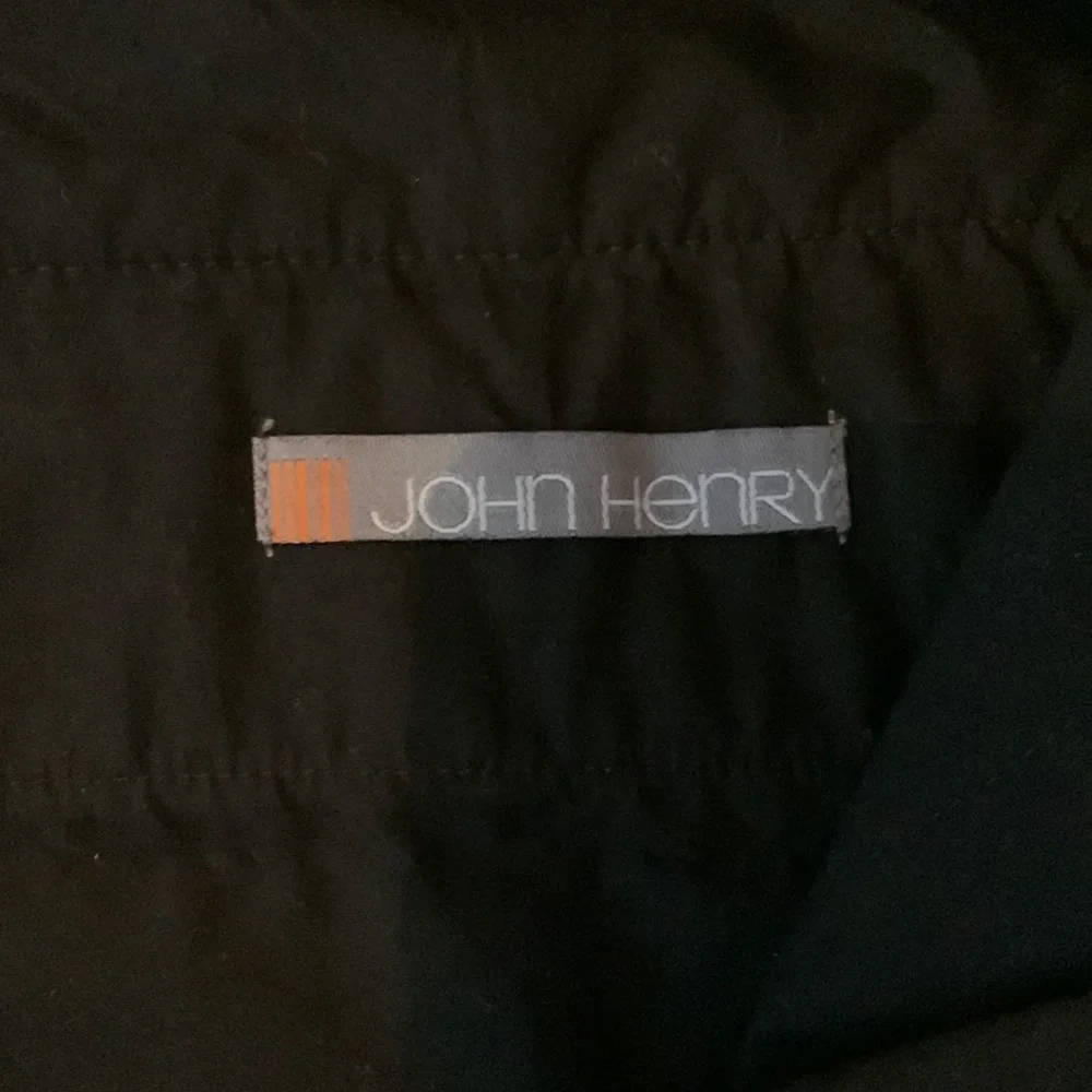 John Henry Men’s Dress Pants Charcoal Cuffed Leg Size 36-32